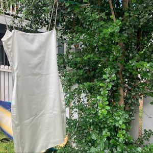 Meshki little white dress with gem straps 🤍